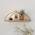 Wandregal 45x18 cm Eiche/golden