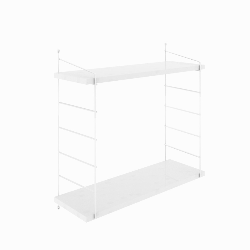 Wandregal ARMONI 58x72 cm weiß