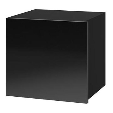 Wandschrank CALABRINI 34x34 cm schwarz