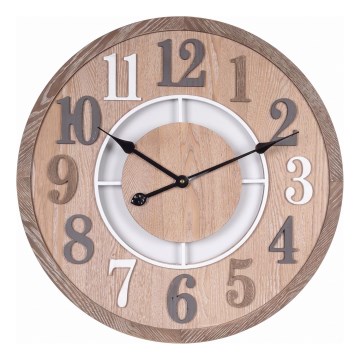 Wanduhr 1xAA beige