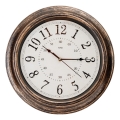 Wanduhr Ø 40 cm 1xAA Bronze/Weiß