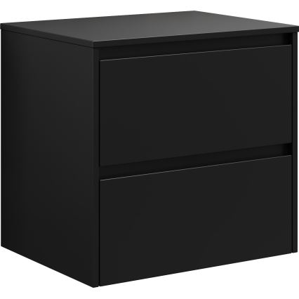 Waschbeckenunterschrank TRONDHEIM für Waschbecken 60x57x46 cm schwarz