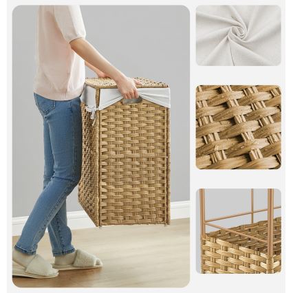 Wäschekorb FLYN aus Rattan