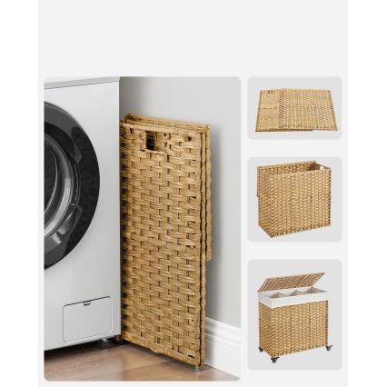 Wäschekorb FLYN aus Rattan