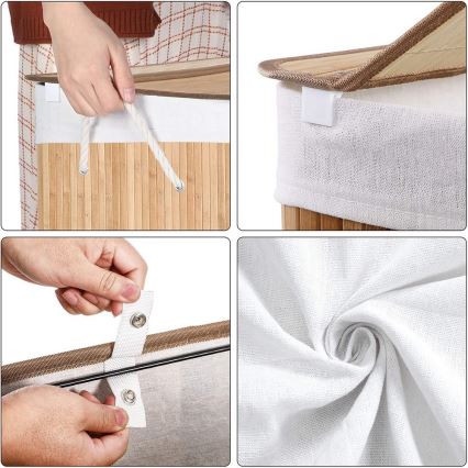 Wäschekorb GUS, braun