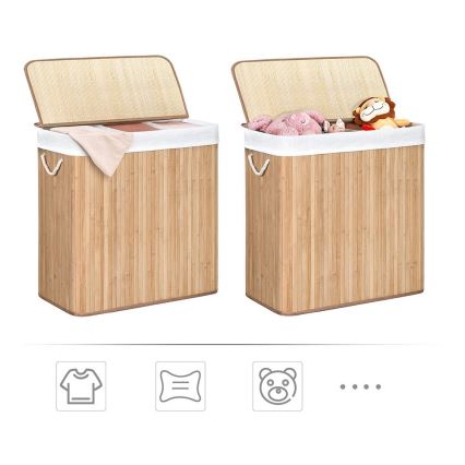 Wäschekorb GUS, braun