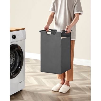 Wäschekorb REX braun/grau