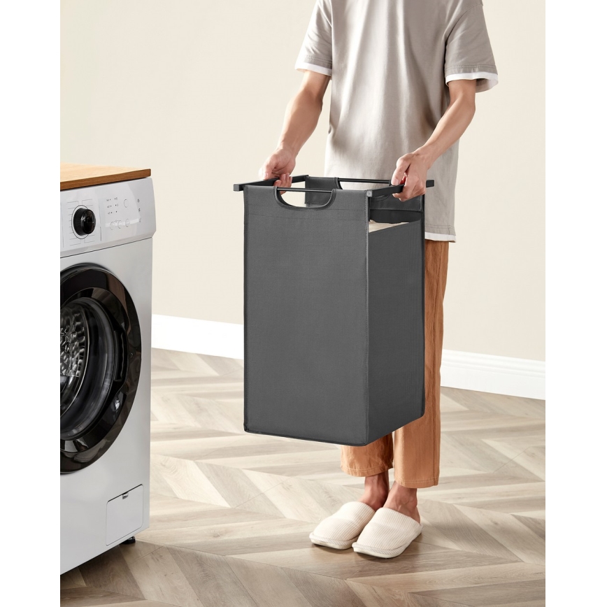 Wäschekorb REX braun/grau