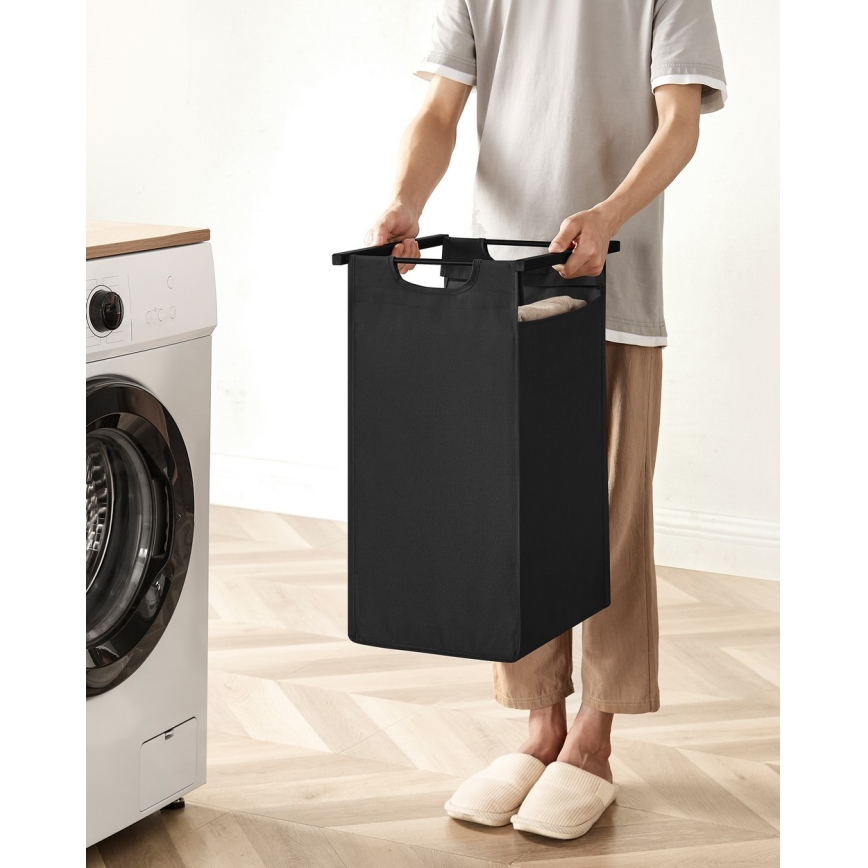 Wäschekorb REX braun/schwarz