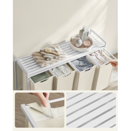 Wäschekorb REX weiß