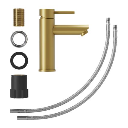 Waschtischarmatur RINGSTED 17,8 cm, gebürstetes Messing