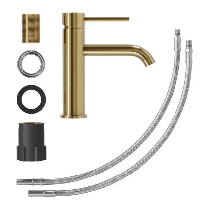 Waschtischarmatur SOVANG 18,3 cm, poliertes Messing