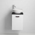 Waschtischunterschrank mit Waschbecken SOREN, weiß