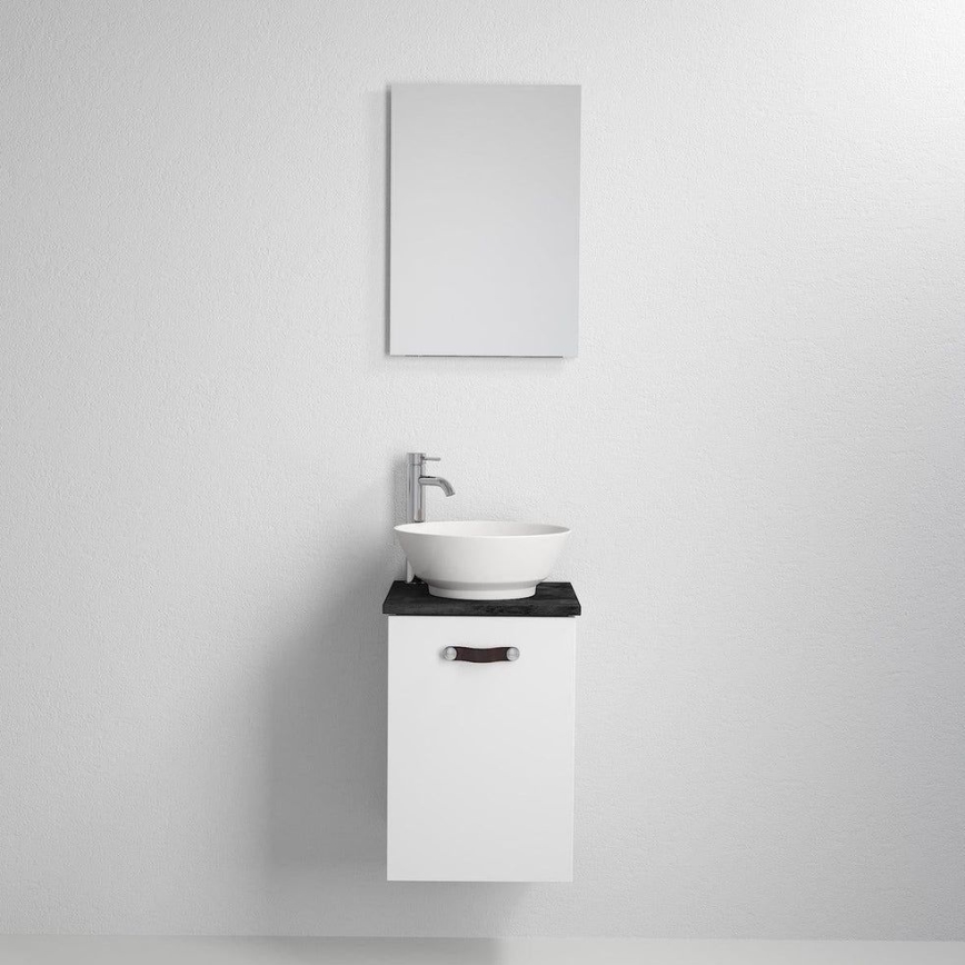 Waschtischunterschrank mit Waschbecken SOREN, weiß