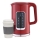 Wasserkocher mit LCD-Anzeige 1,7 l 2200W/230V rot + Reisetasse 450 ml