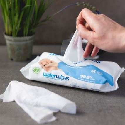 WaterWipes - SET 9x Salviette umidificate senza plastica 60 pz (540 pcs)