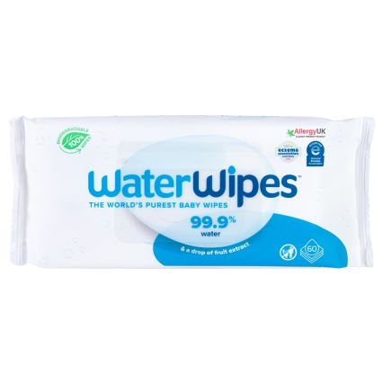 WaterWipes - SET 9x Salviette umidificate senza plastica 60 pz (540 pcs)
