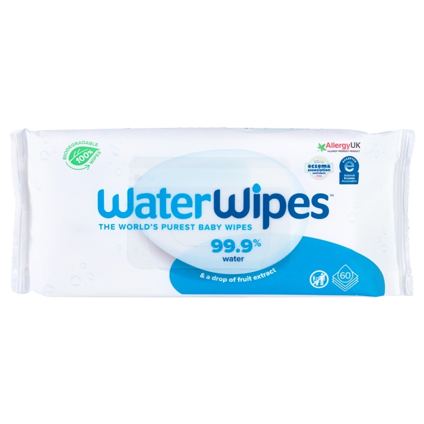 WaterWipes - SET 9x Salviette umidificate senza plastica 60 pz (540 pcs)