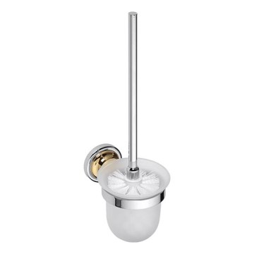 WC-Bürste 11x37,5 cm silber/gold