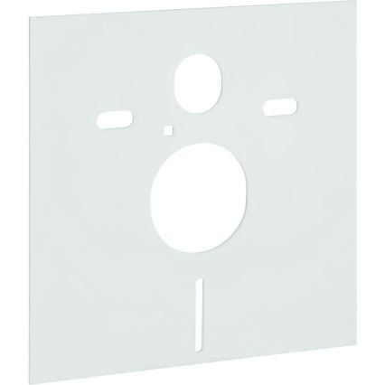 WC suspendu CITY OVAL + abattant SoftClose CITY OVAL + plaque de commande SIGMA + module encastré + plaque isolante