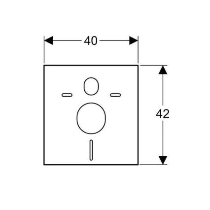 WC suspendu PRO + abattant WC SoftClose PRO + bouton de chasse d'eau à double commande DUAL LIS + module d'encastrement + patin isolant
