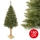 Weihnachtsbaum auf einem Baumstamm 180 cm Fichte