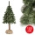 Weihnachtsbaum auf einem Baumstamm NATURAL 120 cm Tanne