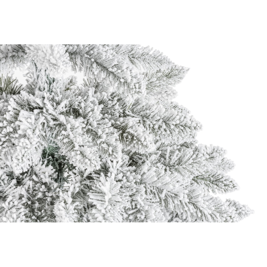 Weihnachtsbaum auf einem Baumstamm NATURAL WITH SNOW 120 cm Fichte