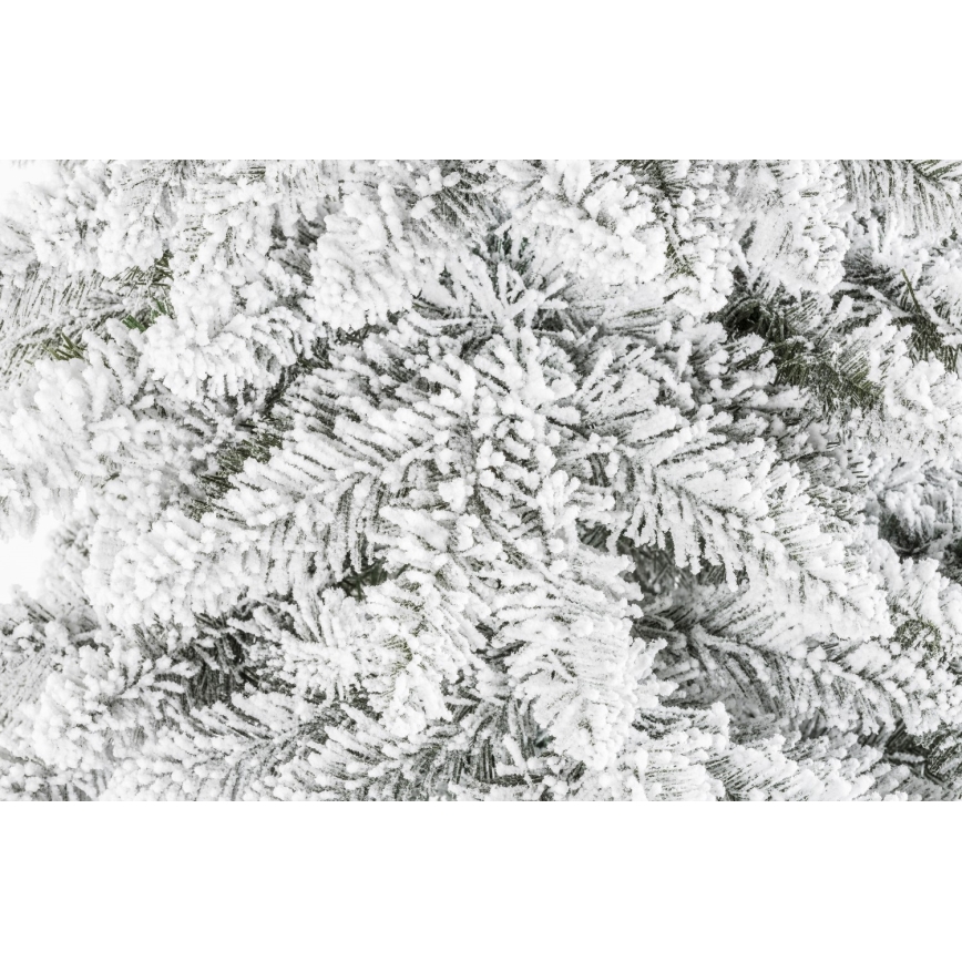 Weihnachtsbaum auf einem Baumstamm NATURAL WITH SNOW 120 cm Fichte