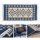 Wendbarer Orientteppich KILIM 80x150 cm blau/beige