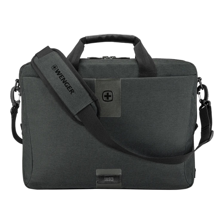 Wenger - Borsa per laptop 15 l 16" con tasca per tablet 10" MX ECO Brief grigio