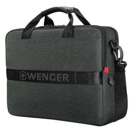 Wenger - Borsa per laptop 15 l 16" con tasca per tablet 10" MX ECO Brief grigio
