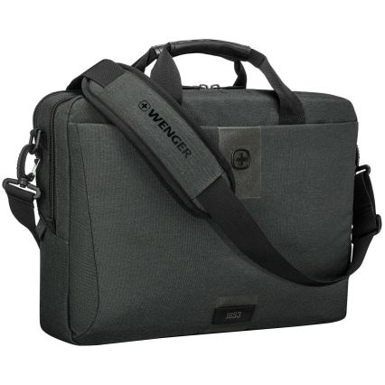 Wenger - Borsa per laptop 15 l 16" con tasca per tablet 10" MX ECO Brief grigio