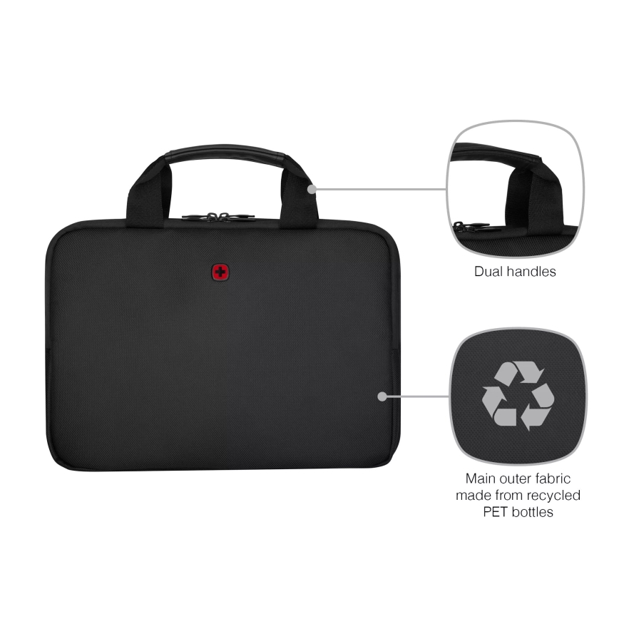 Wenger - Borsa per laptop 6 l 14" Guyde nero