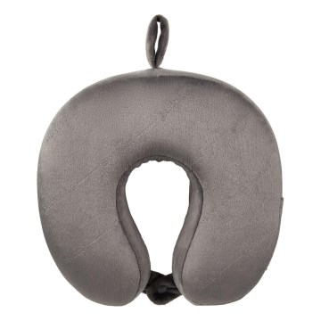 Wenger - Cuscino da viaggio in memory foam grigio