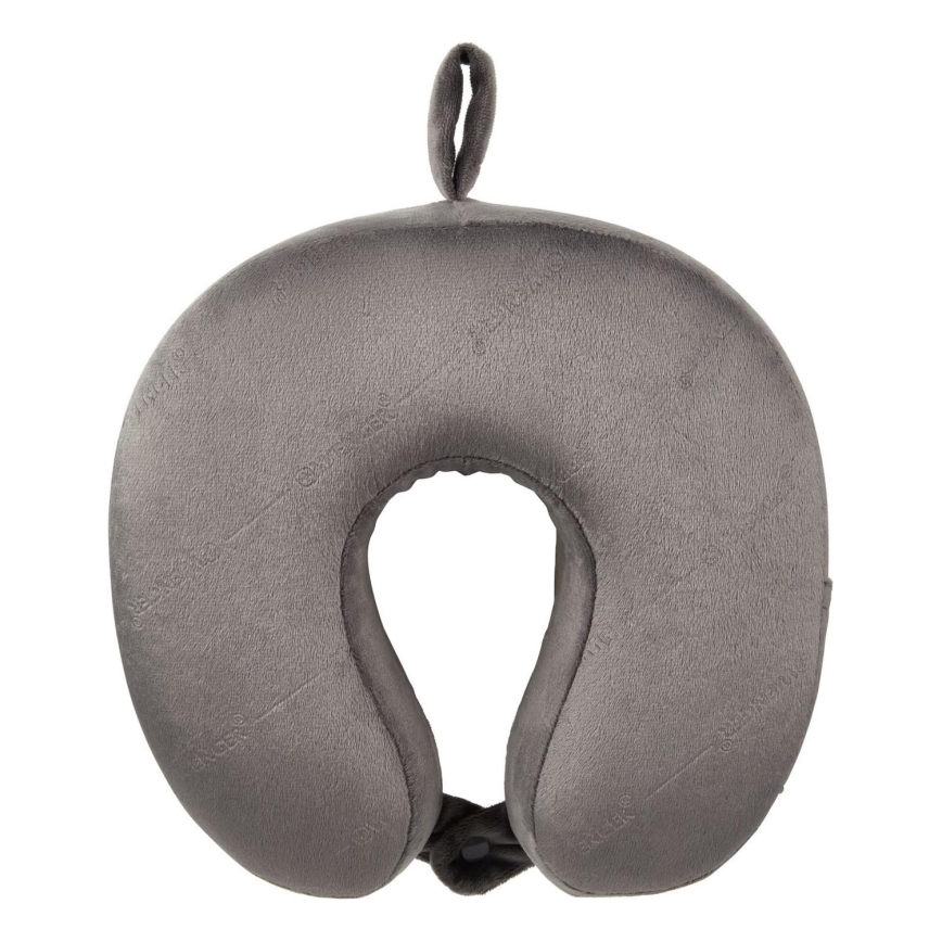 Wenger - Cuscino da viaggio in memory foam grigio