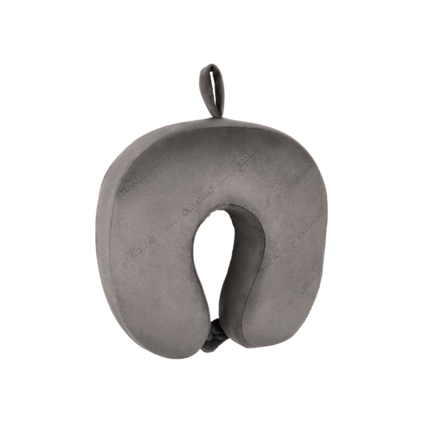 Wenger - Cuscino da viaggio in memory foam grigio