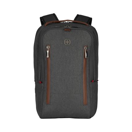 Wenger - Laptop-Rucksack 15 l 16" mit Tablet-Tasche 12" + crossbody bag City Upgrade 2-in-1 grau