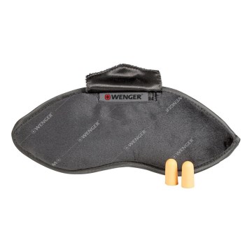 Wenger - Maschera per gli occhi grigio + tappi per le orecchie
