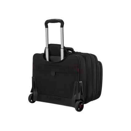 Wenger - Reisekoffer auf Rollen 25 l 17 + Notebooktasche 15,6 Patriot Schwarz