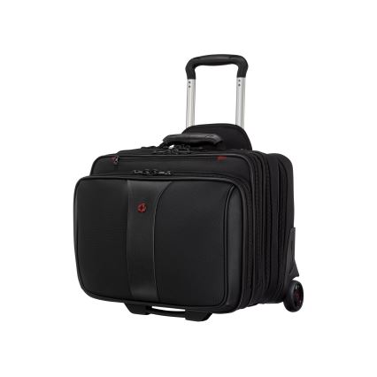 Wenger - Reisekoffer auf Rollen 25 l 17 + Notebooktasche 15,6 Patriot Schwarz