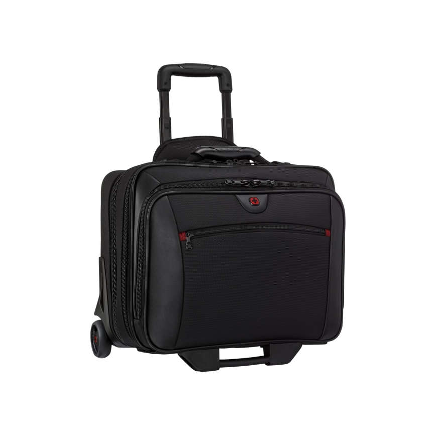 Wenger - Reisekoffer auf Rollen 23 l 17" + Laptop-Tasche 15,4" Potomac schwarz