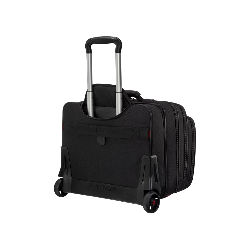 Wenger - Reisekoffer auf Rollen 25 l 17" + Laptop-Tasche 15,6" Patriot schwarz