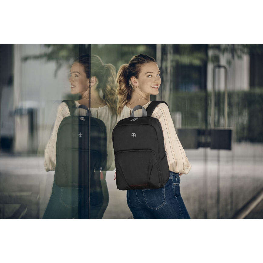 Wenger - Sac à dos pour ordinateur portable 20 l 15,6" avec pochette pour tablette 10" Motion noir