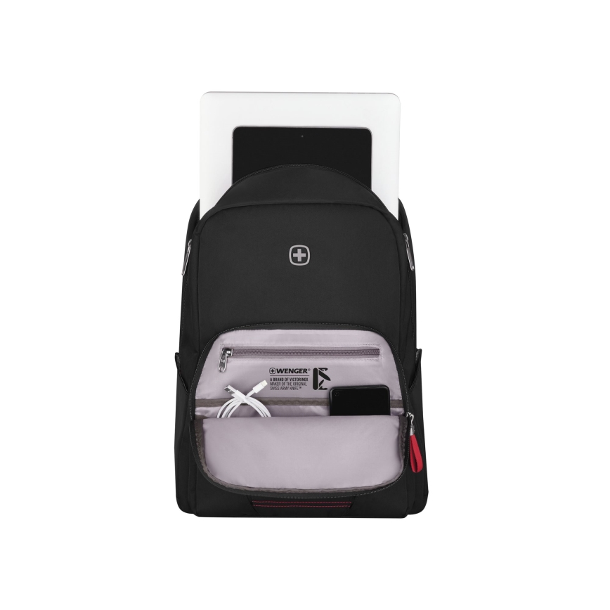 Wenger - Sac à dos pour ordinateur portable 20 l 15,6" avec pochette pour tablette 10" Motion noir