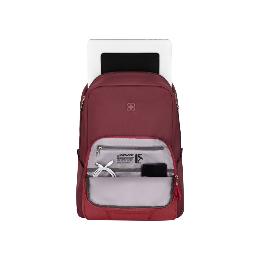 Wenger - Sac à dos pour ordinateur portable 20 l 15,6" avec pochette pour tablette 10" Motion rouge