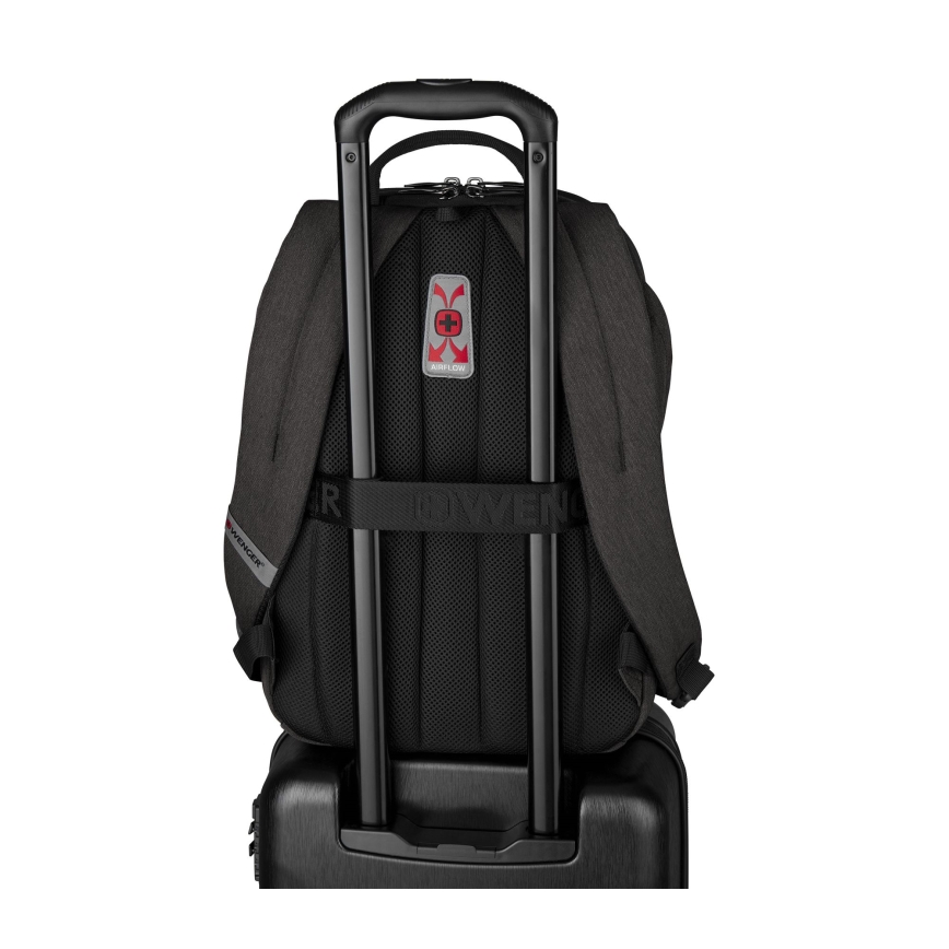Wenger - Sac à dos pour ordinateur portable 21 l 16" avec pochette pour tablette 10" MX Luminaire noir