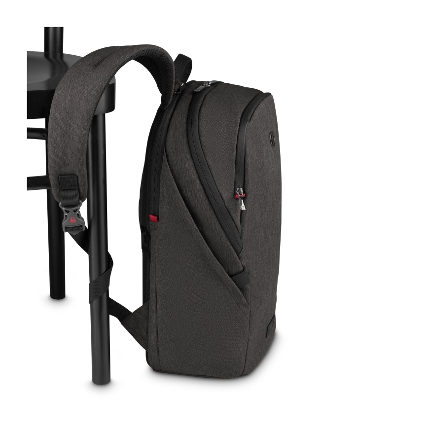 Wenger - Sac à dos pour ordinateur portable 21 l 16" avec pochette pour tablette 10" MX Luminaire noir