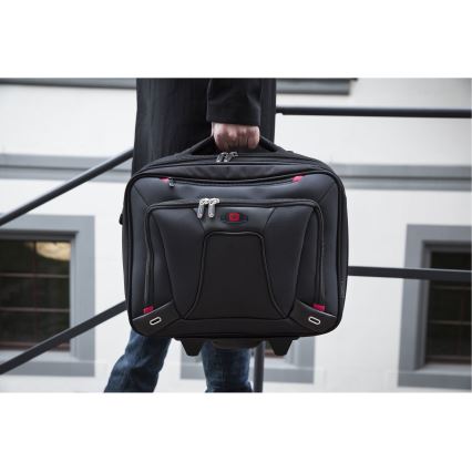 Wenger - Valigia business su ruote 20 l 16" Transfer nero