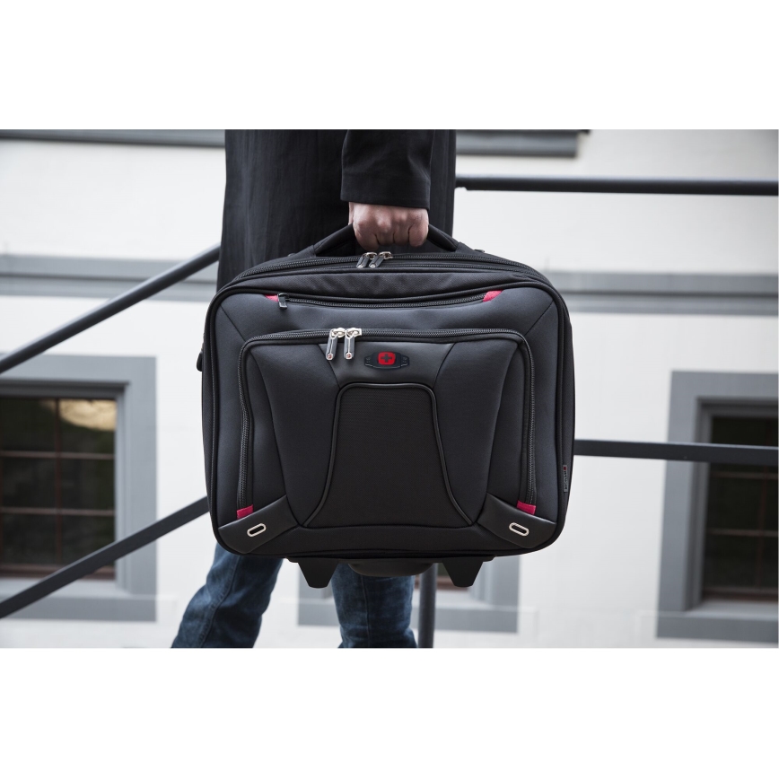 Wenger - Valigia business su ruote 20 l 16" Transfer nero